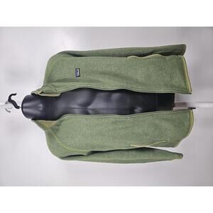 Patagonia Men's Green Full-Zip Fleece Jacket (FLAWED)